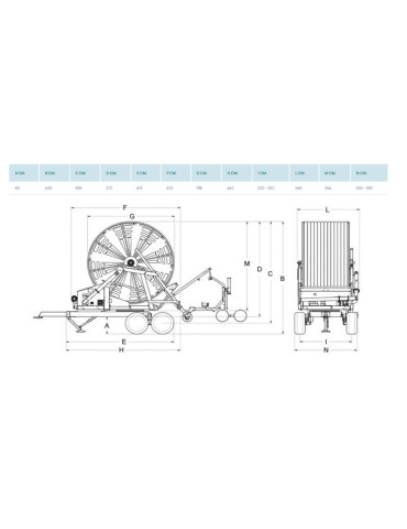Tamburi irigatii VR8A