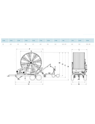 Tamburi irigatii VR8/1A